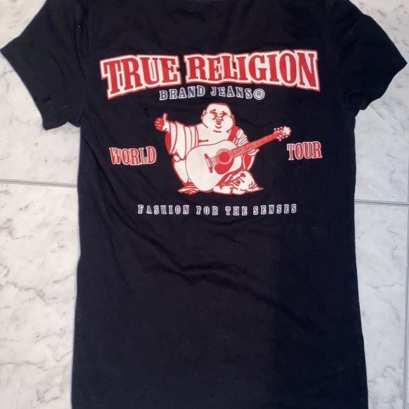 True Religion Tops - True religion Buddha shirt- like new🎉🎉🎉🎉🎉